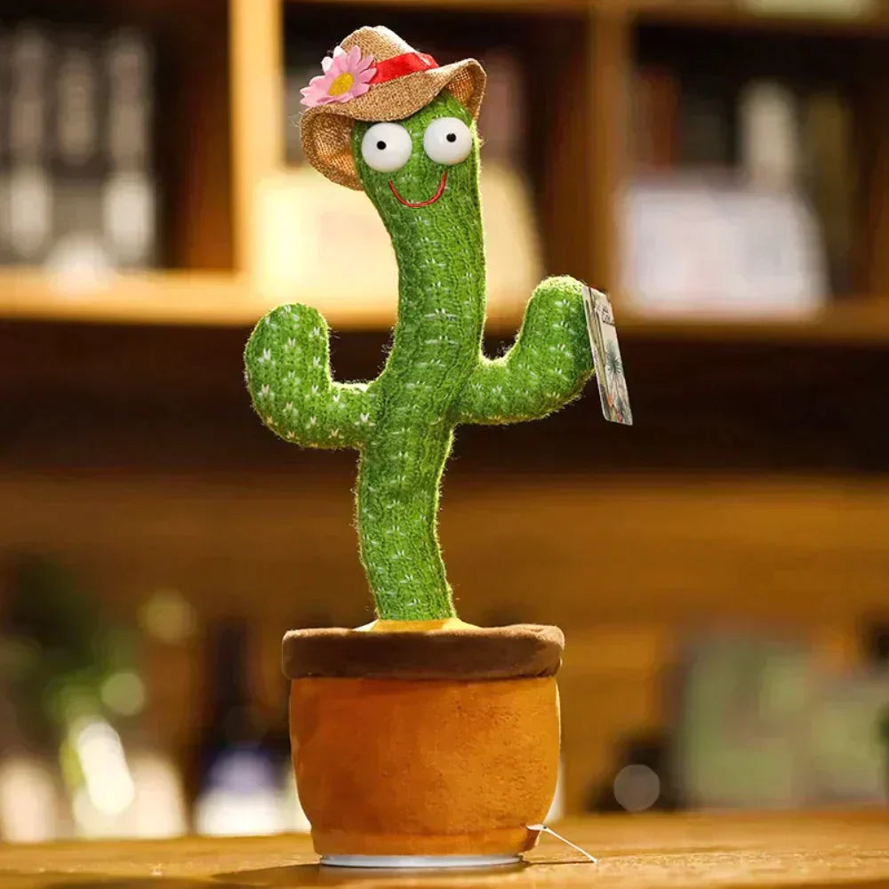 CUTE DANCING AND TALKING CACTUS TOY