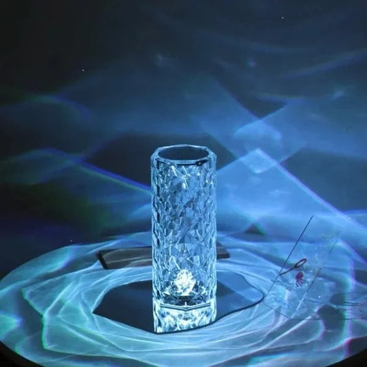 CRYSTAL ROSE LAMP