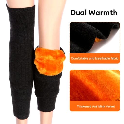 1 Pair Warm Woolen Knee Pads
